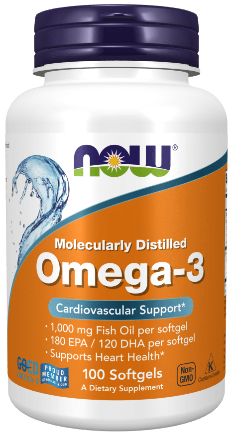 NOW Foods Omega-3 100 softgels