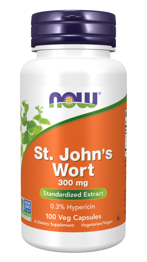 NOW Foods St. John's Wort - 300mg - 100 vcaps kaina
