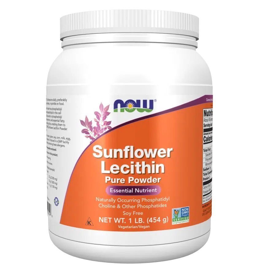 NOW Foods Sunflower Lecithin Pure Powder 454g