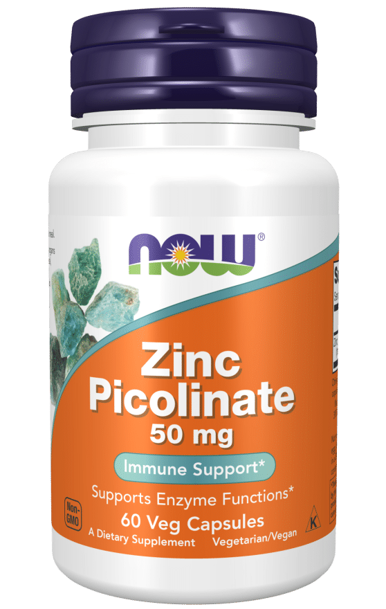 NOW Foods Zinc Picolinate 50 mg 60vcaps