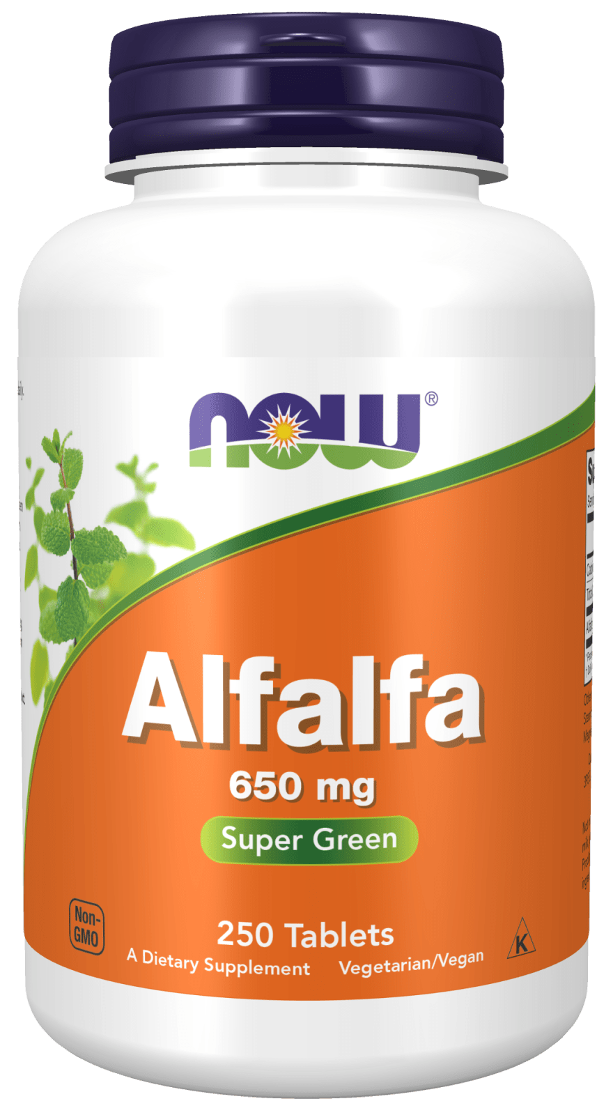 NowFoods Alfalfa 650 mg 250 tablets kaina