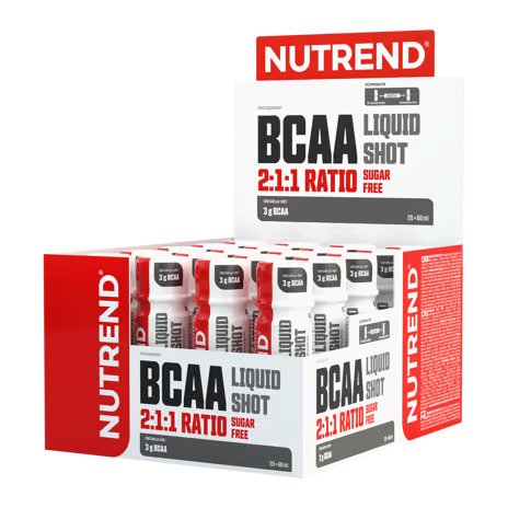 Nutrend BCAA Mega Shot - 60ml. X20 kaina