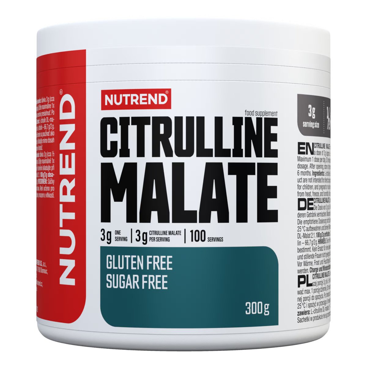 Nutrend Citrulline Malate – 300 grams kaina