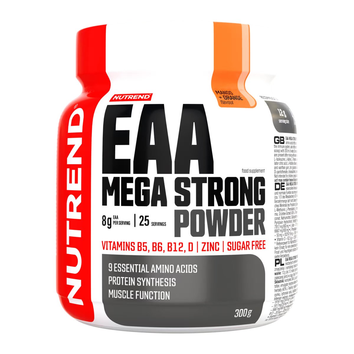 Nutrend EAA Mega Strong Powder - 300 grams kaina