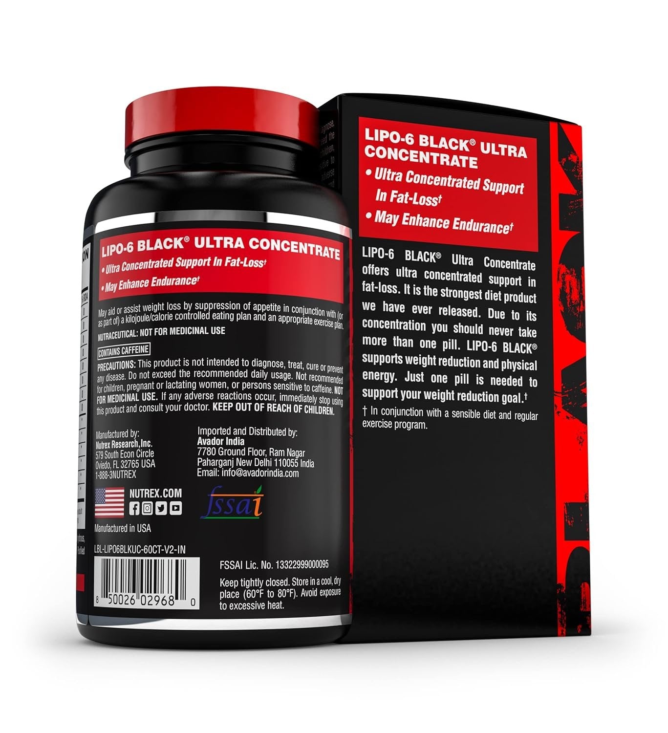Nutrex Lipo 6 Black Ultra Concentrate 60 caps akcija