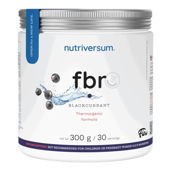 Nutriversum Flow - FBR 300g BLACKCURRANT kaina