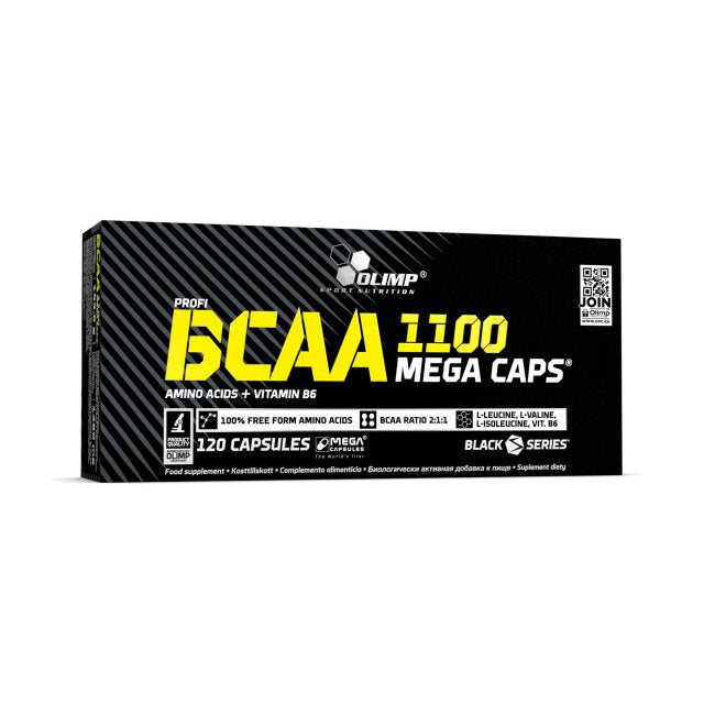 Olimp BCAA 1100 Mega Caps® - 120 caps kaina