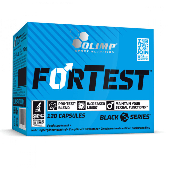 OLIMP FORTEST - 120 CAPSULES kaina