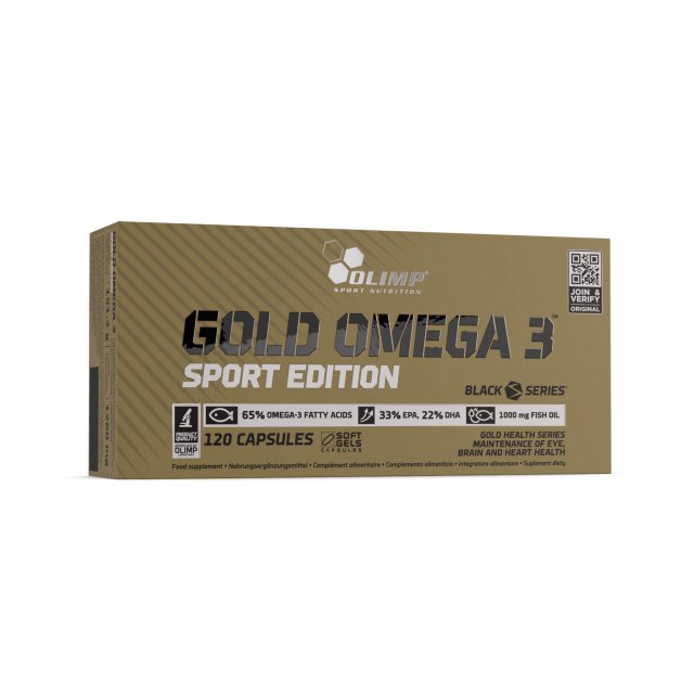 Olimp Nutrition Gold Omega 3, Sport Edition - 120 caps kaina