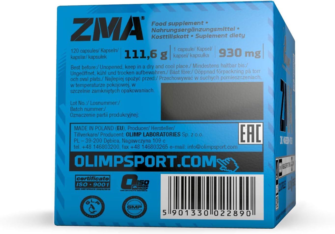 Olimp ZMA - 120 Caps 4