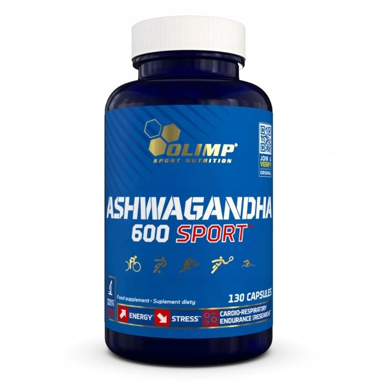 Olimp® Ashwagandha 600 sport 130 caps. kaina