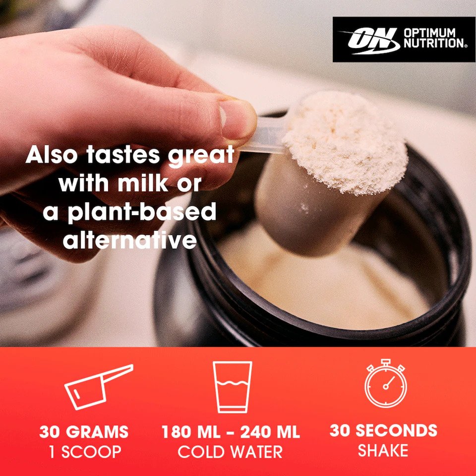 ON Optimum Nutrition 100_ Whey Gold Standard-450g vartojimas