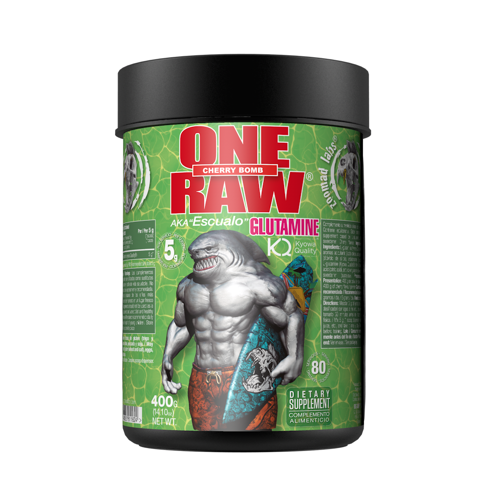 ONE RAW_GLUTAMINE_CHERRY BOMB kaina