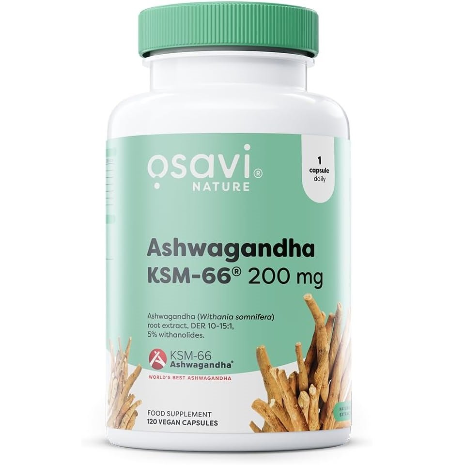 Osavi Ashwagandha KSM-66, 200mg - 120 vegan caps