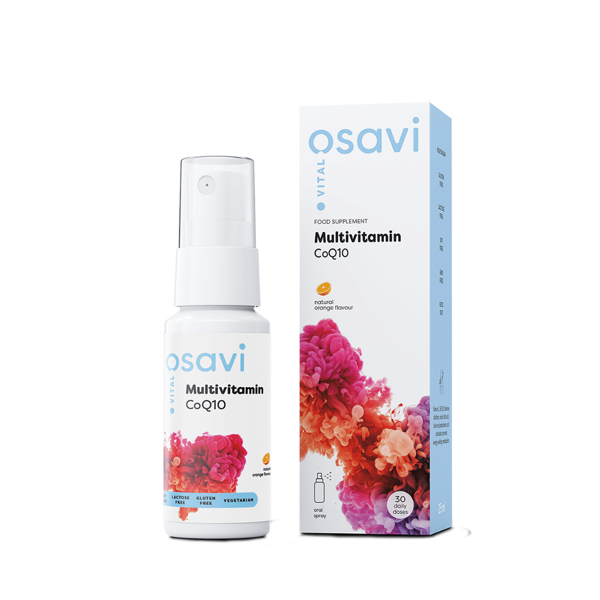Osavi Multivitamiini CoQ10 suusprei - 25ml Apelsin