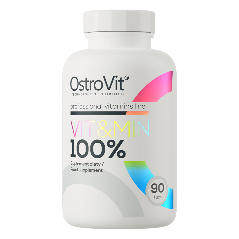 OstroVit 100% Vit&Min 90 tablets kaina