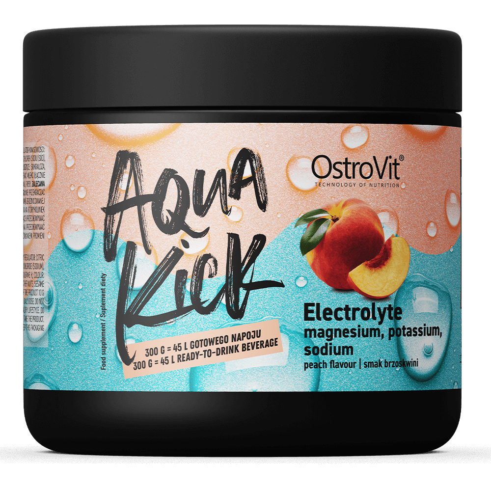 Ostrovit Aqua Kick Electrolyte 300 g kaina