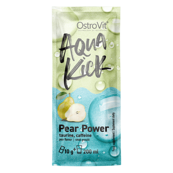 OstroVit Aqua Kick Pear Power 10 g kaina
