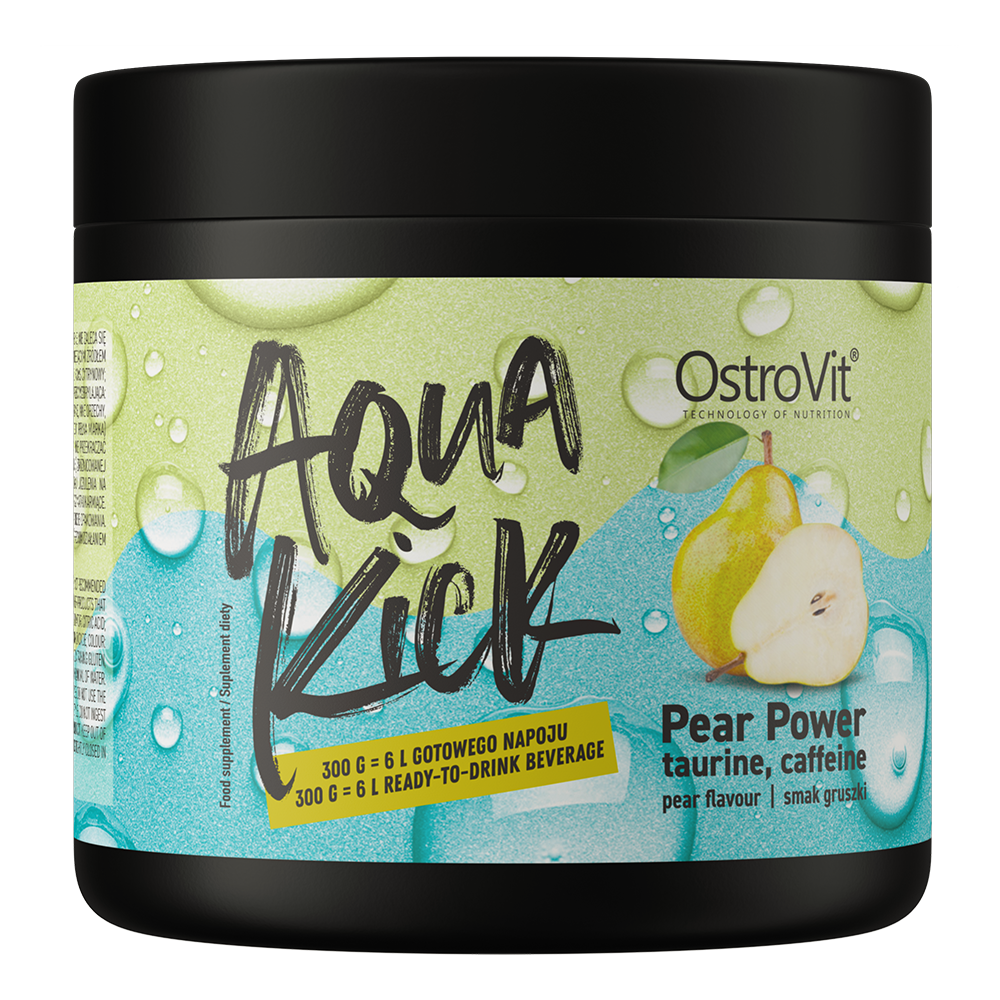 OstroVit Aqua Kick Pear Power 300g kaina