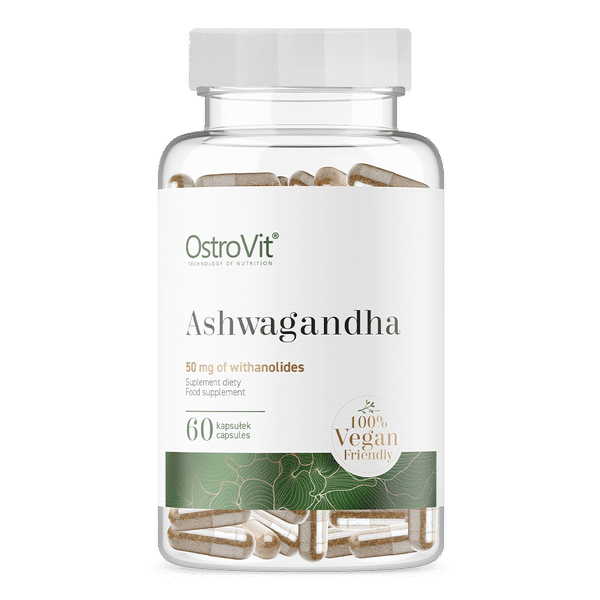 OstroVit Ashwagandha VEGE 60 vcaps kaina