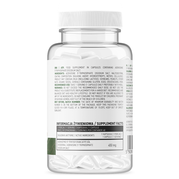 OstroVit ATP VEGE 60 caps sudetis kaina