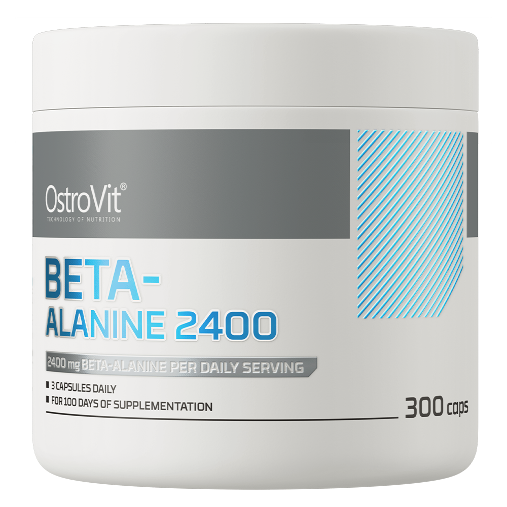 OstroVit Beta-Alanine 2400 mg 300 capsules kaina