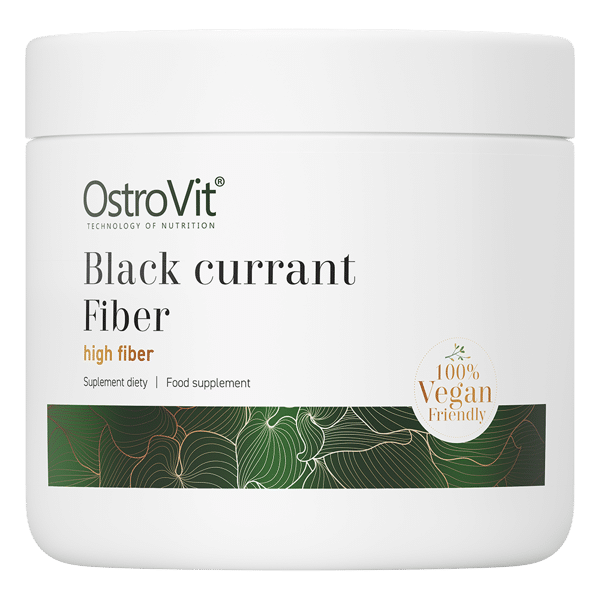 OstroVit Black Currant Fiber VEGE 150 g kaina