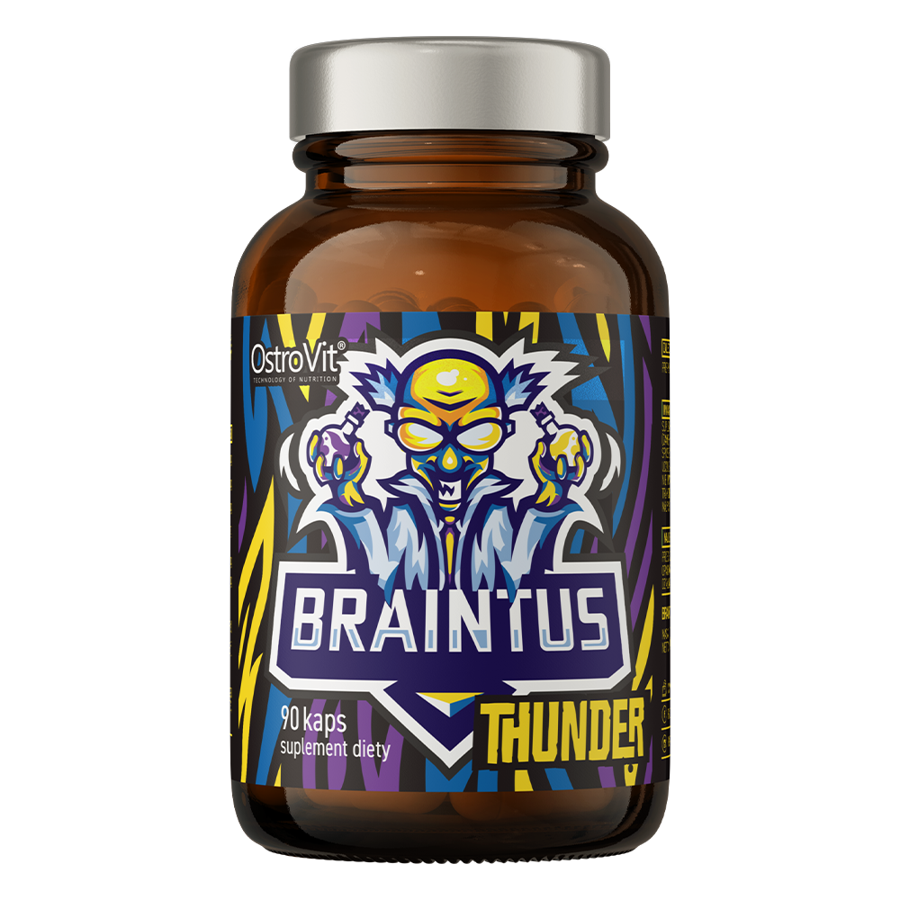 OstroVit Braintus Thunder 90 caps kaina