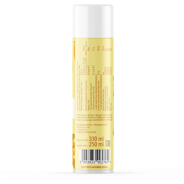 OstroVit Cooking Spray Butter flavoured 250 ml sudetis
