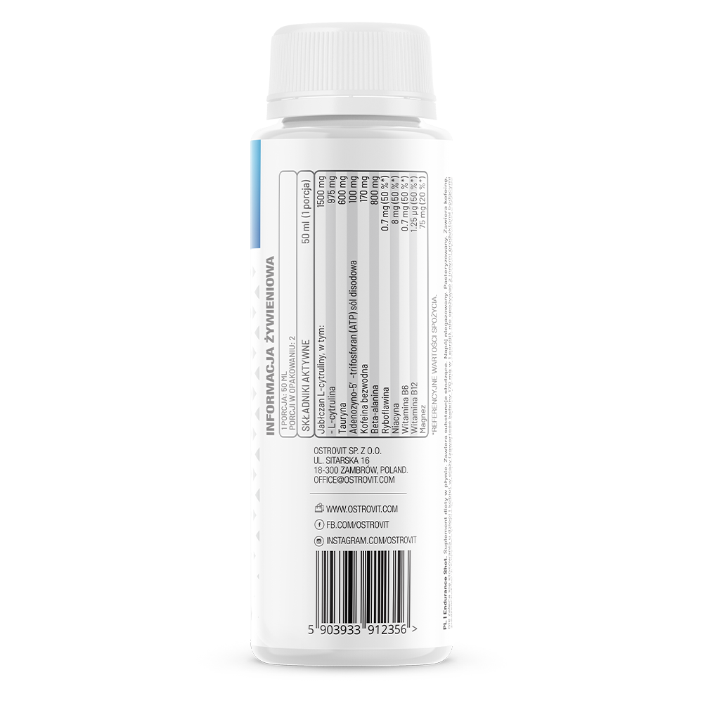OstroVit Endurance Shot 100 ml sudetis
