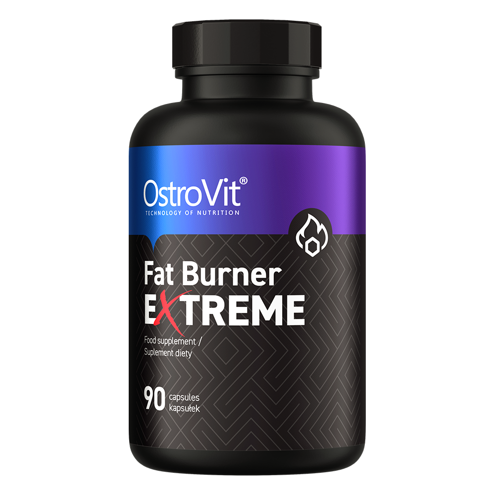 OstroVit Fat Burner EXTREME 90caps kaina
