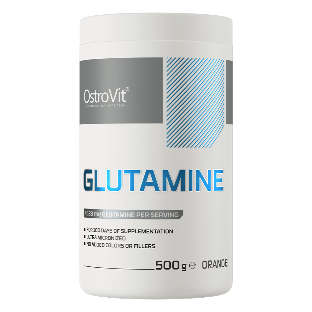 OstroVit Glutamine 500 g orange kaina