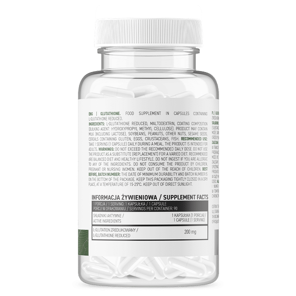 Ostrovit Glutathione VEGE 90 vcaps MuscleShop.lt Ostrovit Glutathione VEGE 90 vcaps MuscleShop.lt