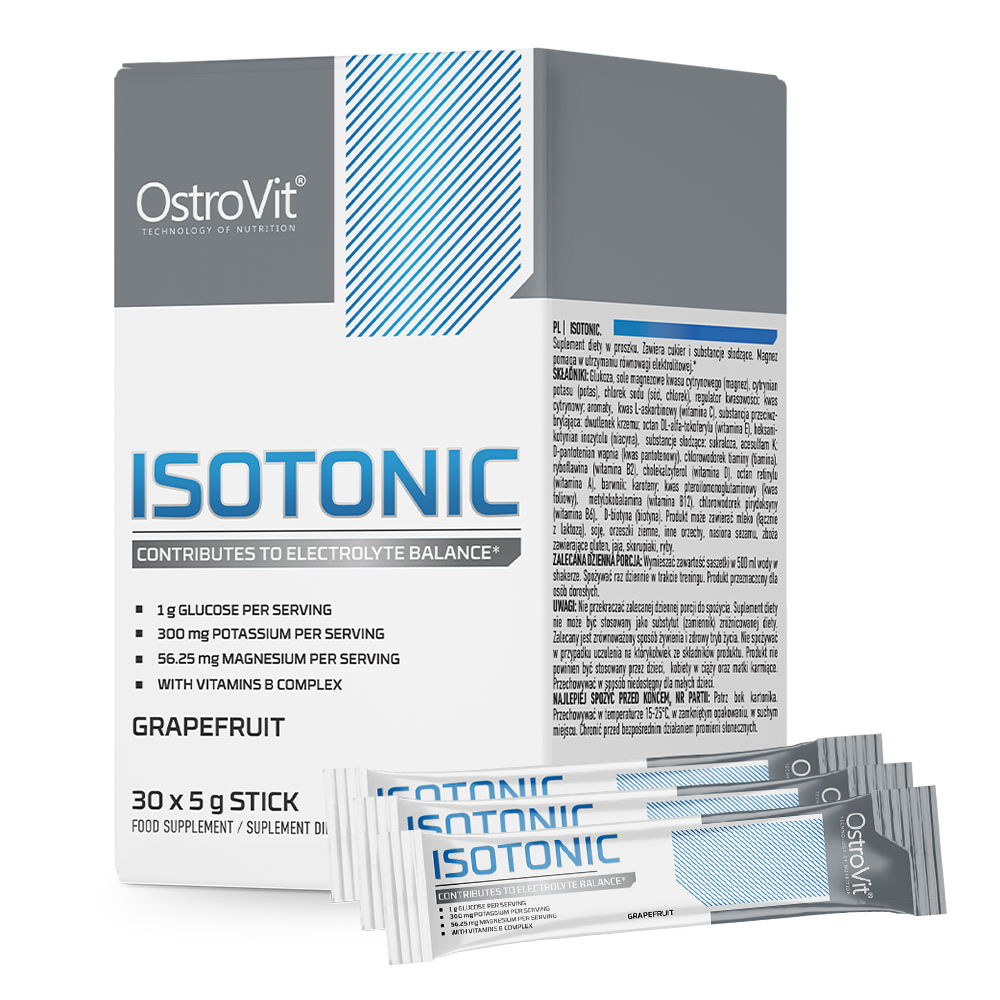OstroVit Isotonic 5 g x 30 BOX grapefruit kaina