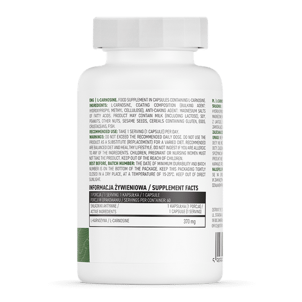 OstroVit L-Carnosine VEGE 60 capsules sudetis