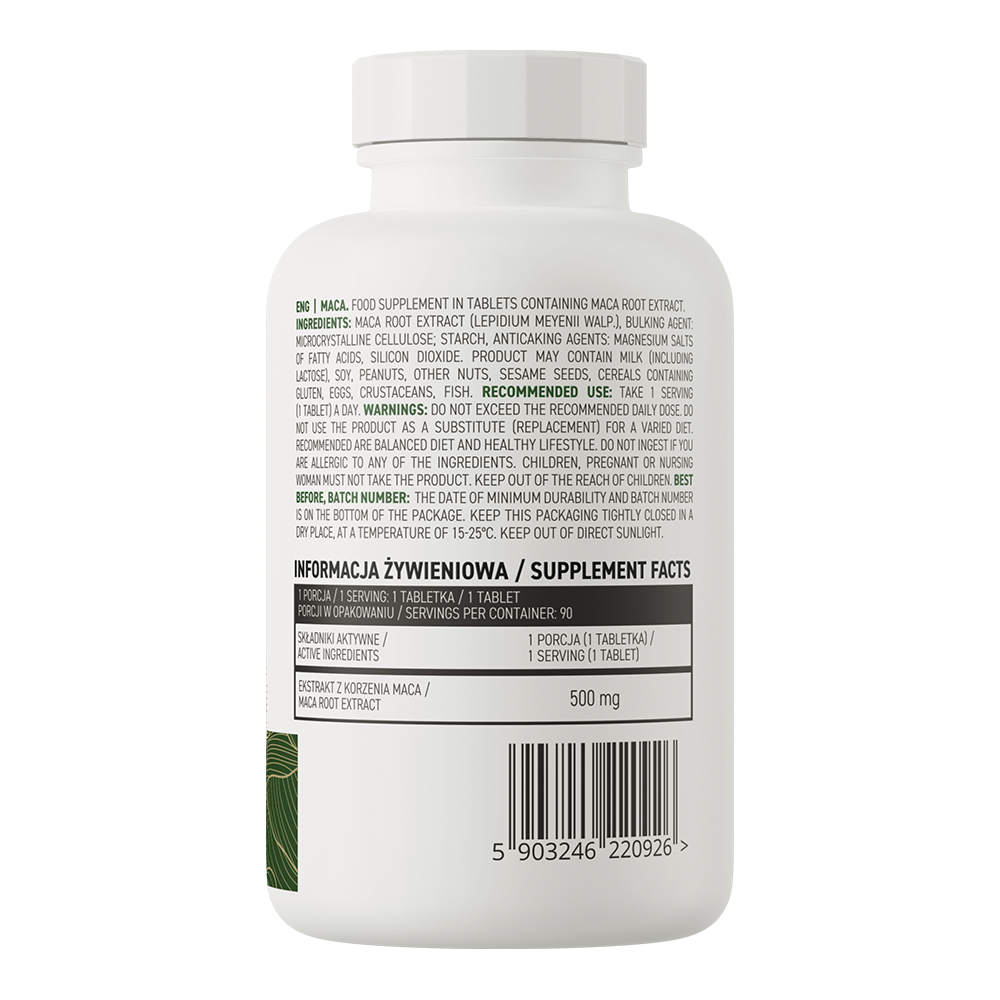 OstroVit Maca VEGE 90 tablets sudetis