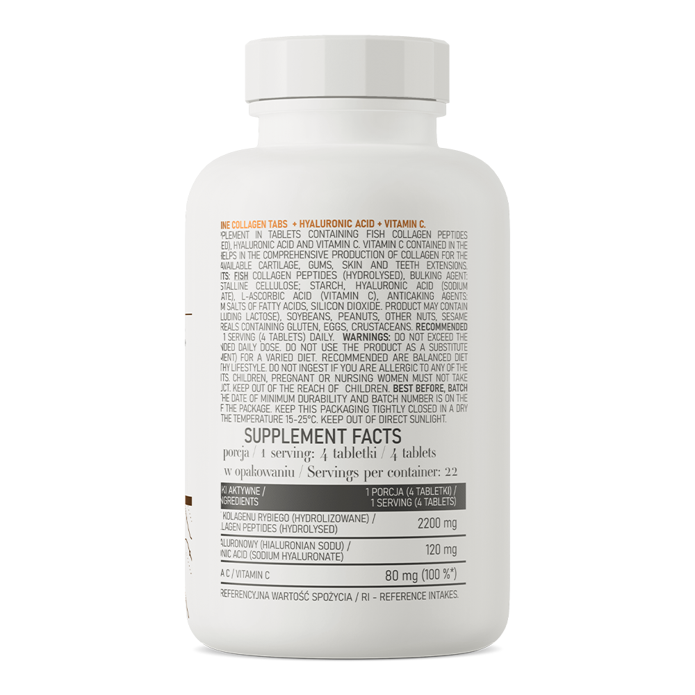 OstroVit Marine Collagen + Hyaluronic Acid and Vitamin C 90 tabs akcija