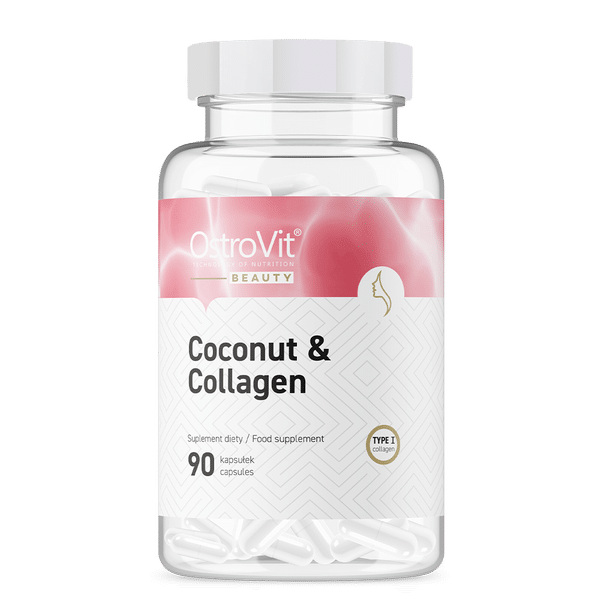 OstroVit Marine Collagen & MCT Oil from coconut 90 caps kain
