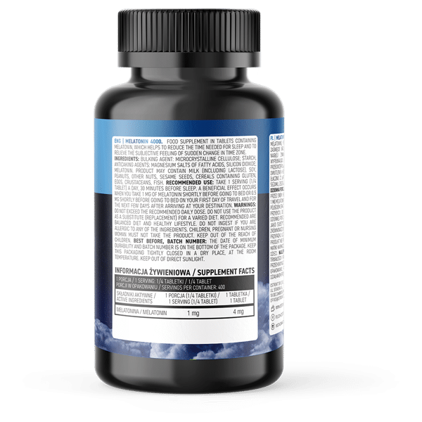 OstroVit Melatonine 4000 100tabs lentele