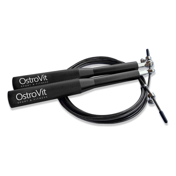 OstroVit-Metal-Skipping-Rope-3-juoda-sokdyne-kaina