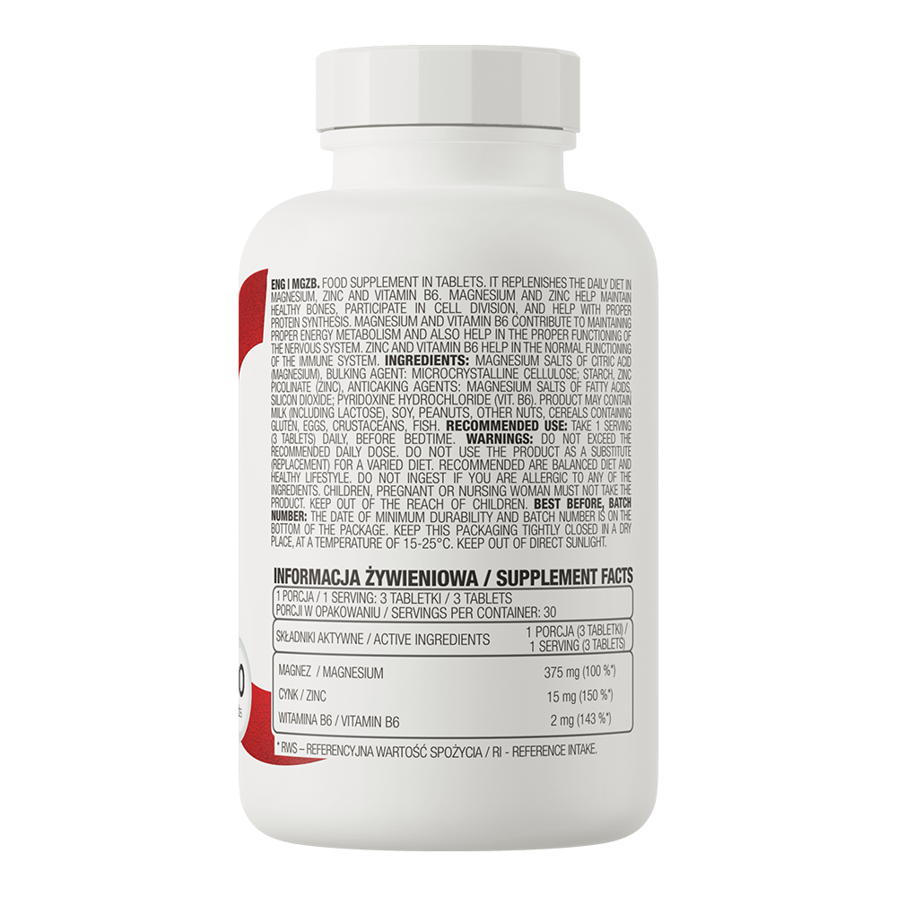 OstroVit MGZB 90 tabs sudetis