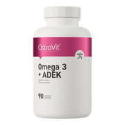OstroVit Omega 3 + ADEK 90 capsules kaina