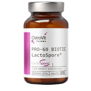 OstroVit Pharma PRO-60 BIOTIC LactoSpore 60 capsules kaina
