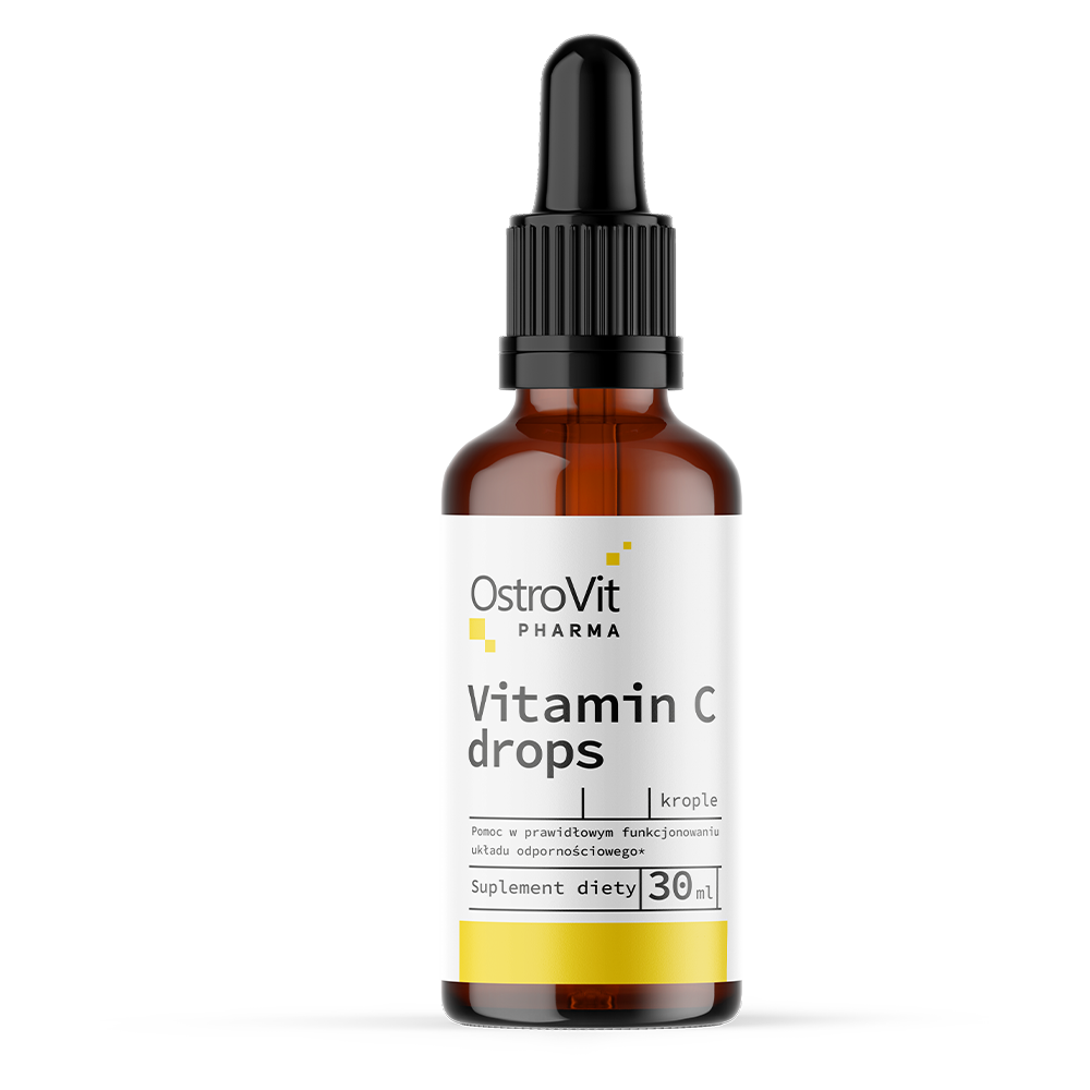 OstroVit Pharma Vitamin C drops 30 ml kaina