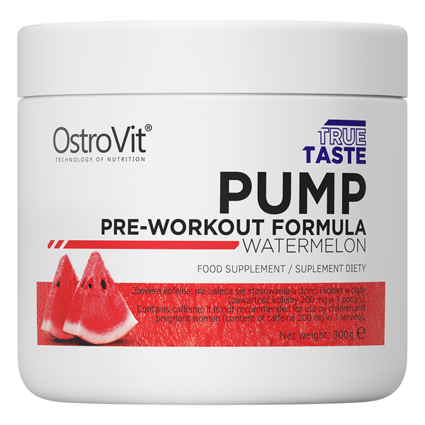 OstroVit PUMP Pre-Workout Formula 300 g NEW FORMULA kaina