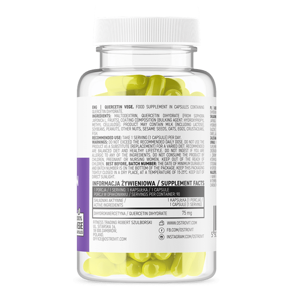 OstroVit Quercetin VEGE 90 vcaps sudetis
