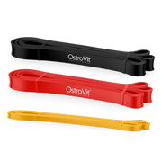OstroVit Set of 3 Training Gum Resistance 2.5 - 30 kg kaina