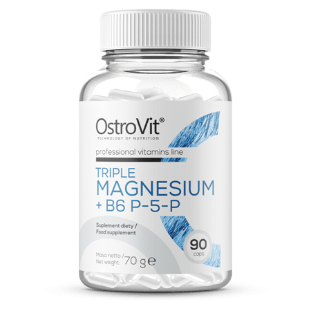 OstroVit-Triple-Magnesium-B6-P-5-P-90-caps-kaina