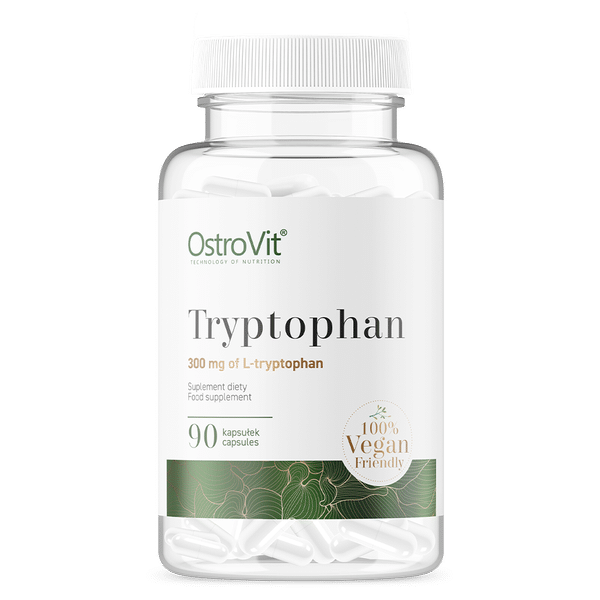 OstroVit Tryptophan VEGE 90 caps kaina