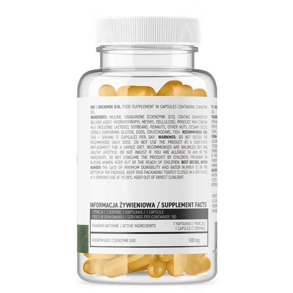 OstroVit Ubichinon Q10 VEGE 100 caps sudetis